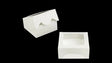 5" x 5" x 2 1/2" White Timesaver Box with Window - case of 100 BRP Box shop