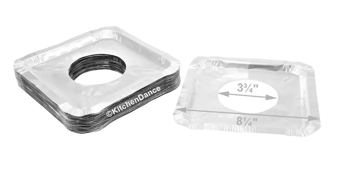 Disposable Square Gas Stovetop Burner Bibs - Case of 1000 - #6100 Durable Packaging