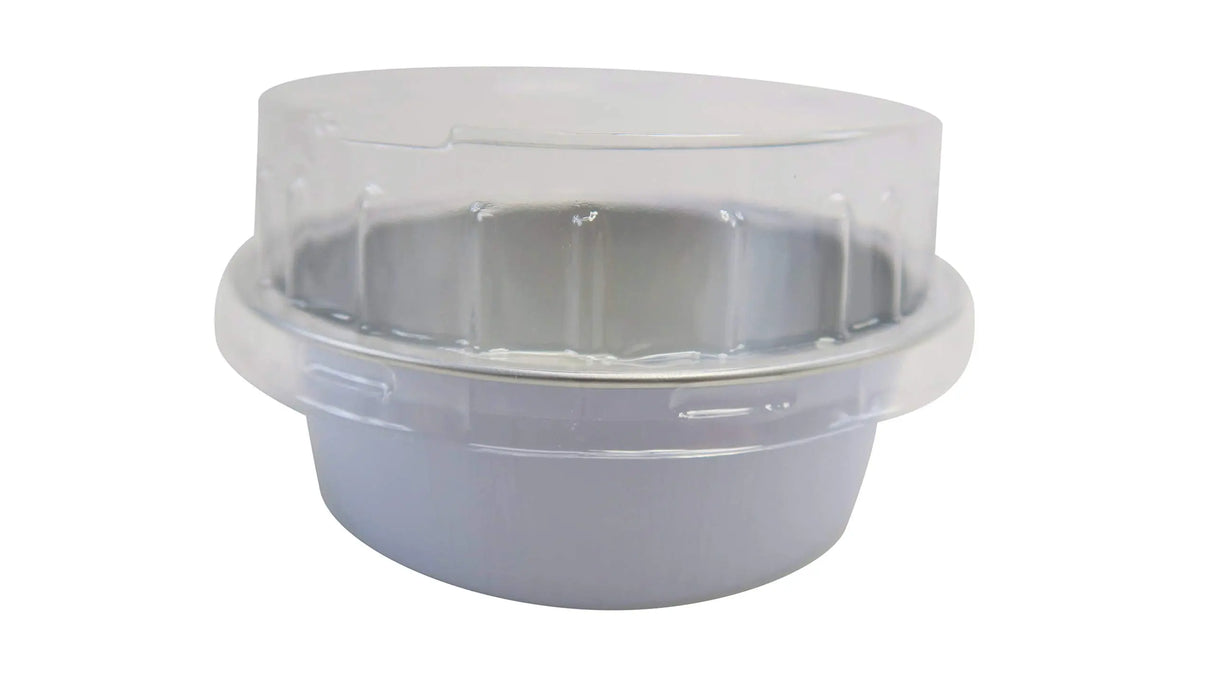 5 oz. Foil Cup with Plastic Lid  Case of 2000 - #A41P KitchenDance