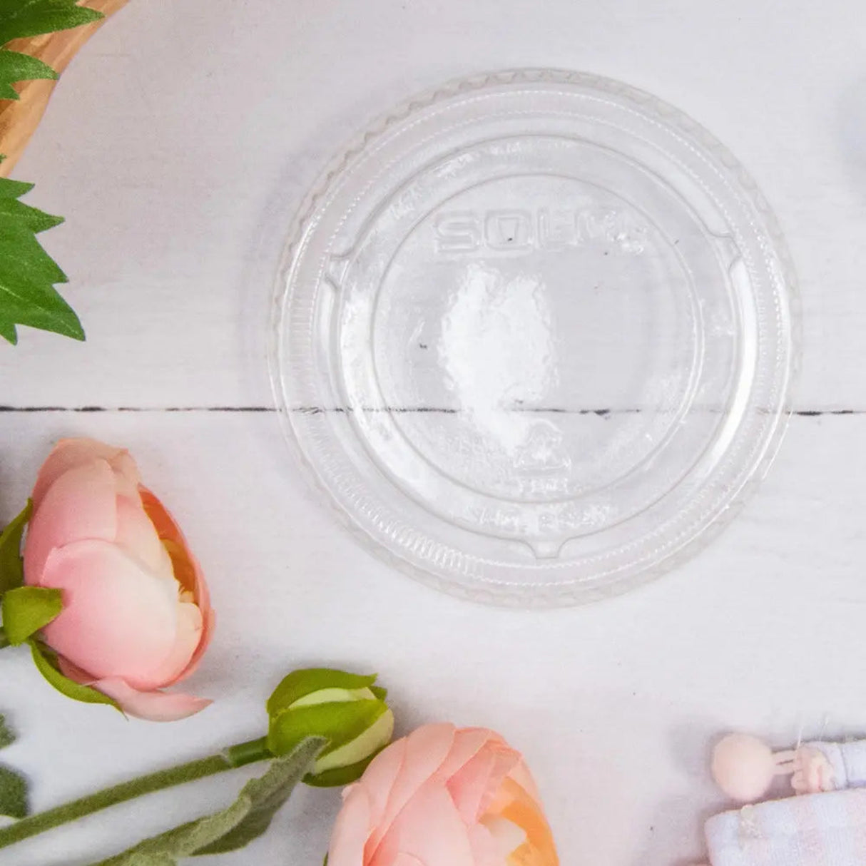 Dart 20 oz. PET Clear Plastic Non-Vented Lid - Case of 1000 - #662TP Dart Container