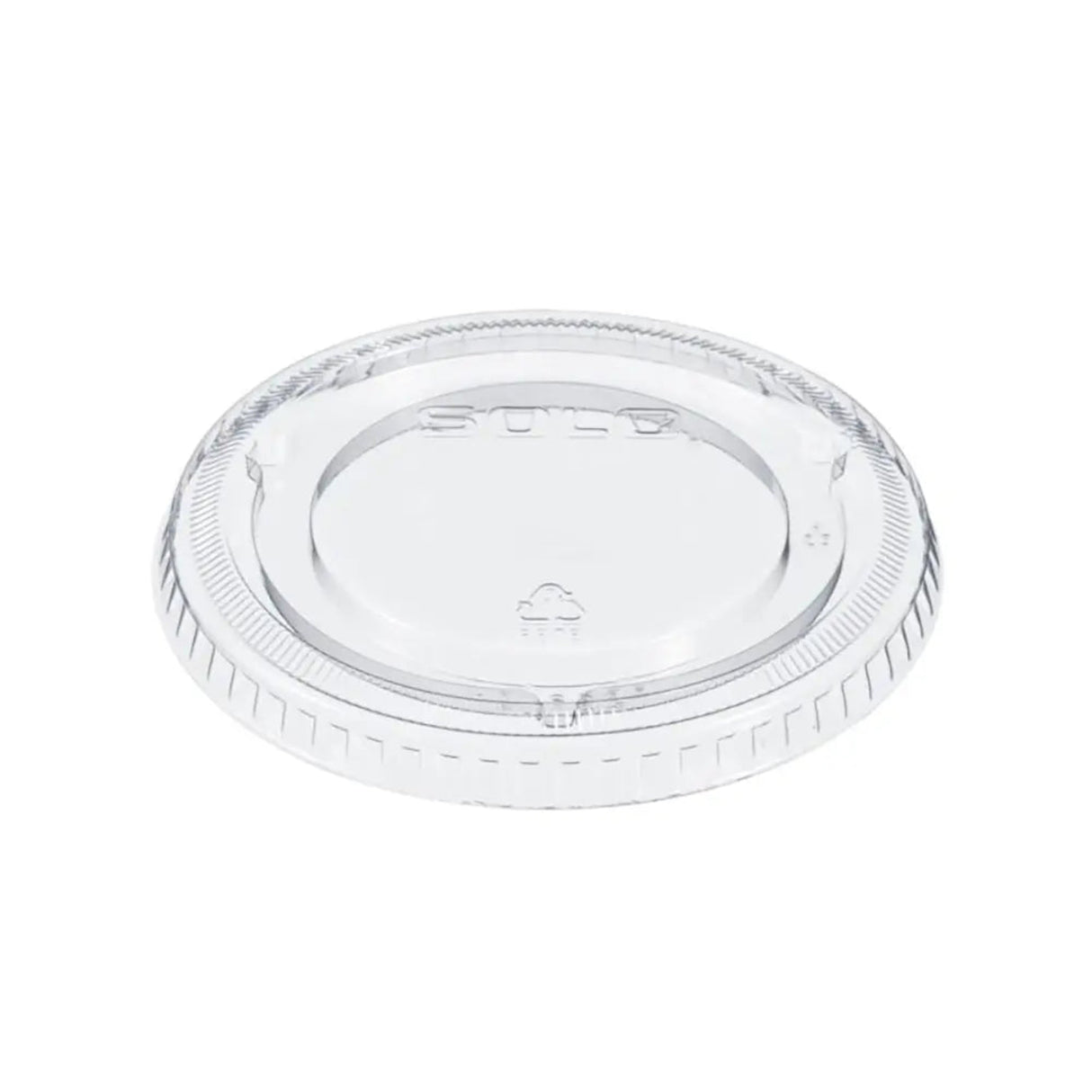 Dart 20 oz. PET Clear Plastic Non-Vented Lid - Case of 1000 - #662TP Dart Container