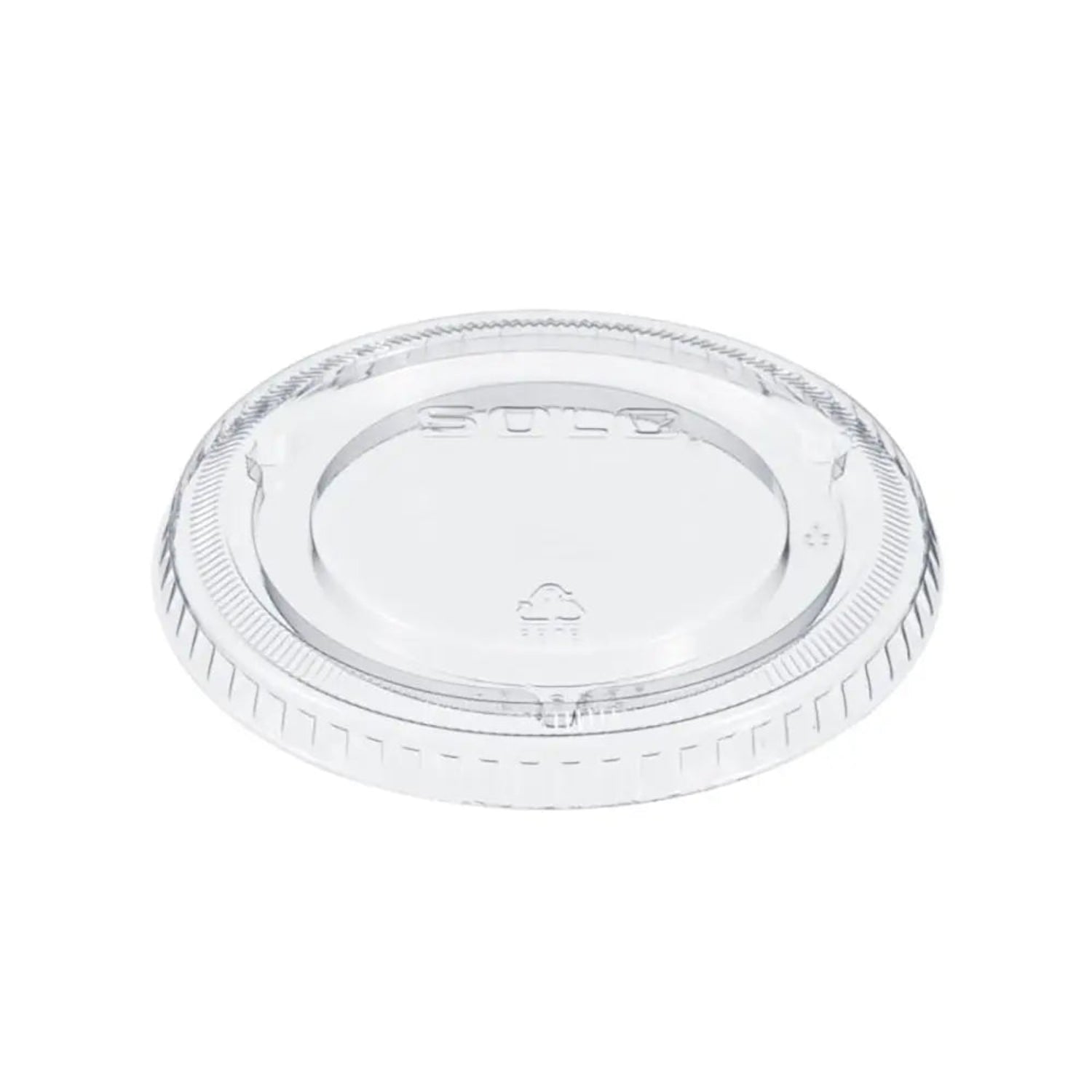 Dart 20 oz. PET Clear Plastic Non-Vented Lid - Case of 1000 - #662TP Dart Container