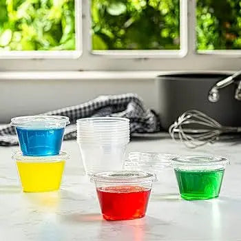 Prime Source Clear Lid for 1 oz. Portion Cups - Case of 2500 Prime Source