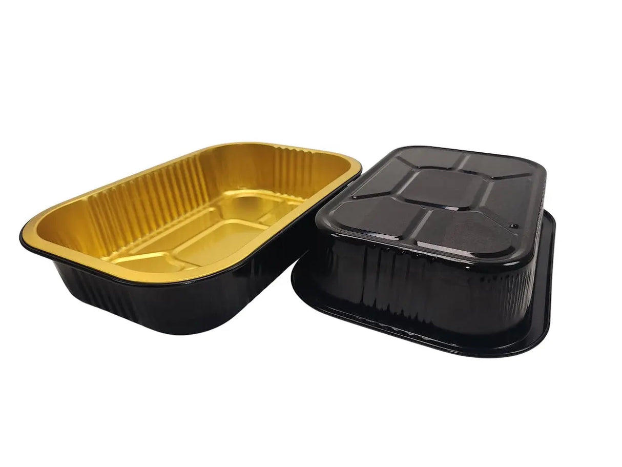 11" x  7" Colored Heavy Aluminum Entrée Pan - Case of 200 - #A71NL KitchenDance