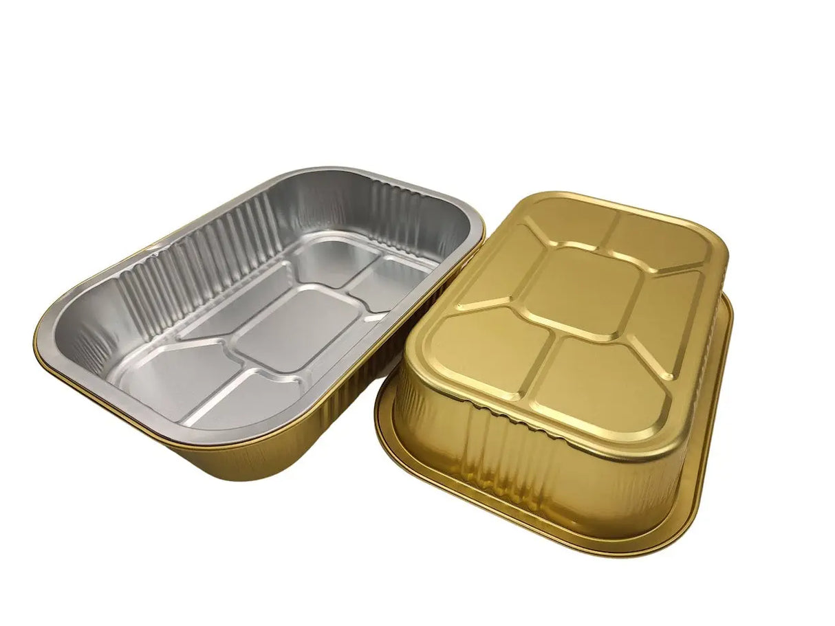 11" x  7" Colored Heavy Aluminum Entrée Pan - Case of 200 - #A71NL KitchenDance