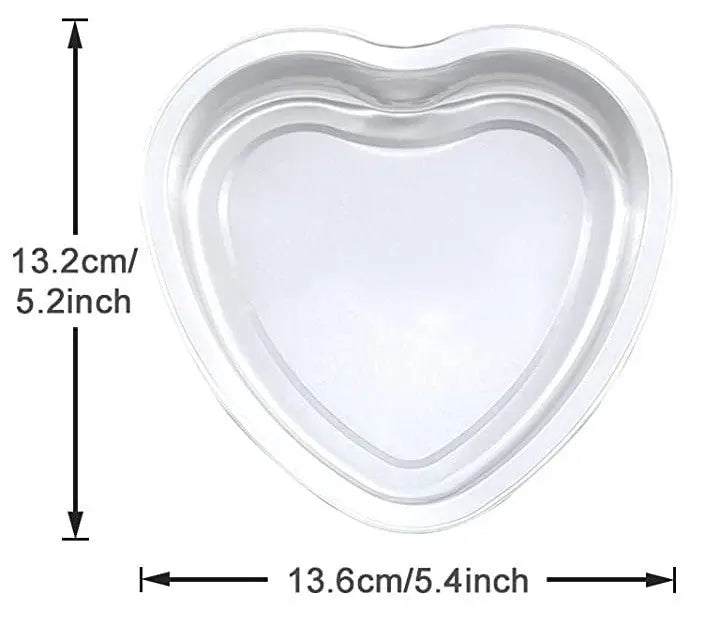 8 oz. Colored Heart Shaped Dessert or tart pan - Case of 1000 - #A255NL Aikou