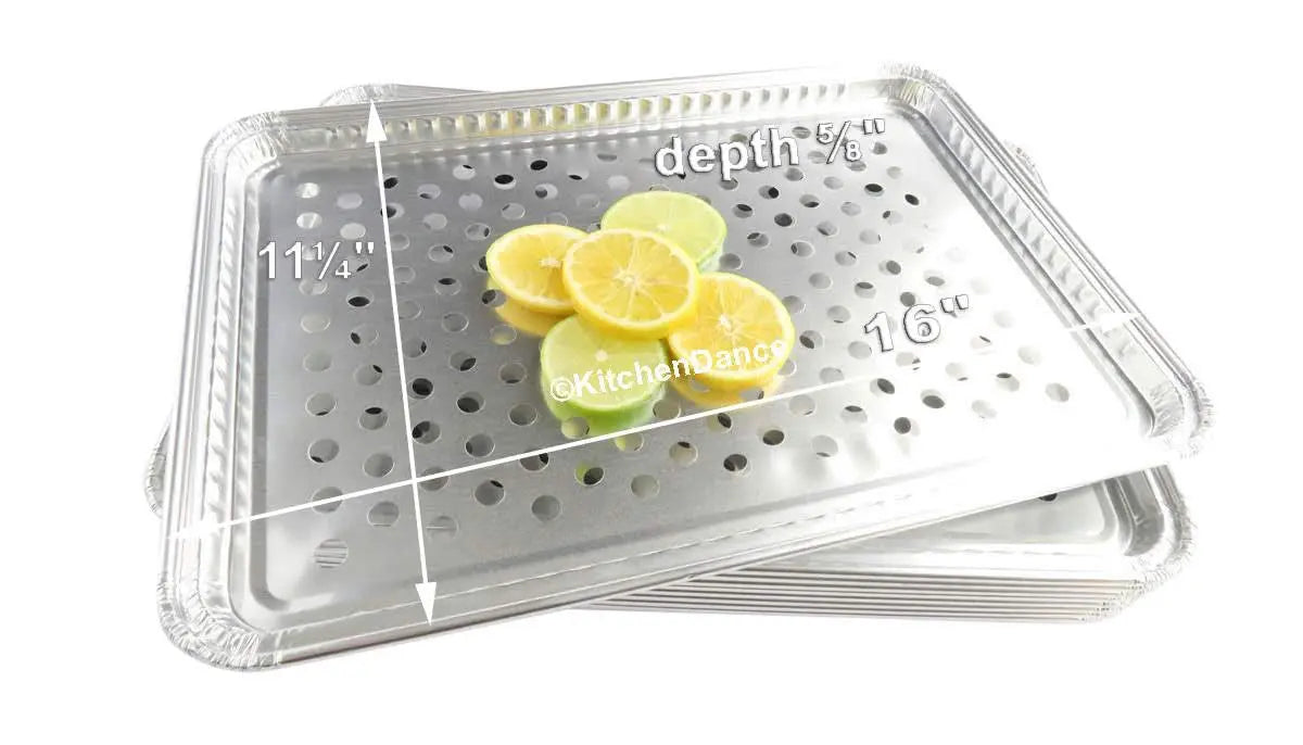 Disposable Aluminum Grill Topper Pans - Case of 200  #7200 Handi-Foil