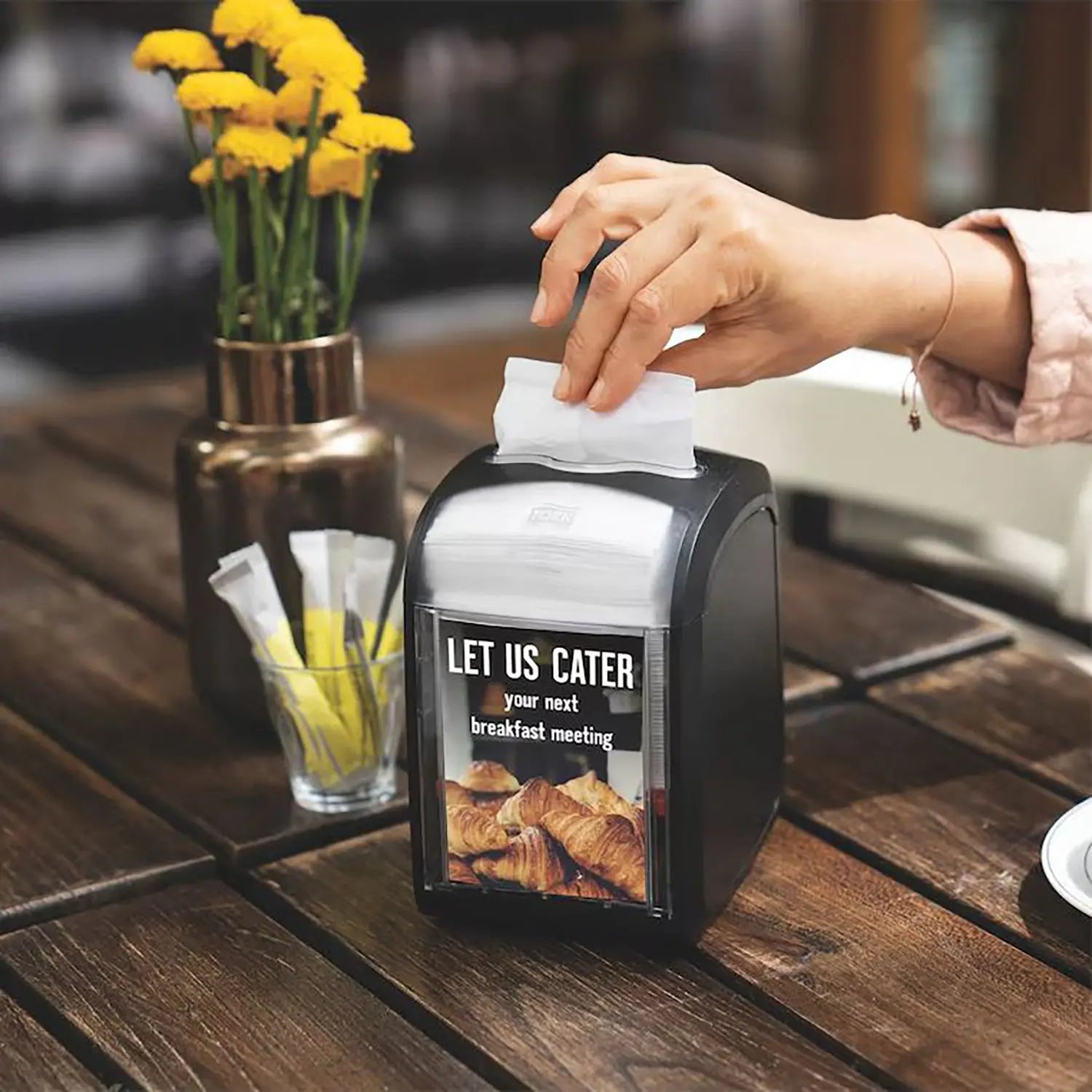 Tork Xpressnap Fit Tabletop Napkin Dispenser - Case of 1 - #7232000 Tork