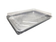 Disposable Aluminum Half Sheet Cake Pan with Plastic Lid  Case of 100 - #7300P Handi-Foil