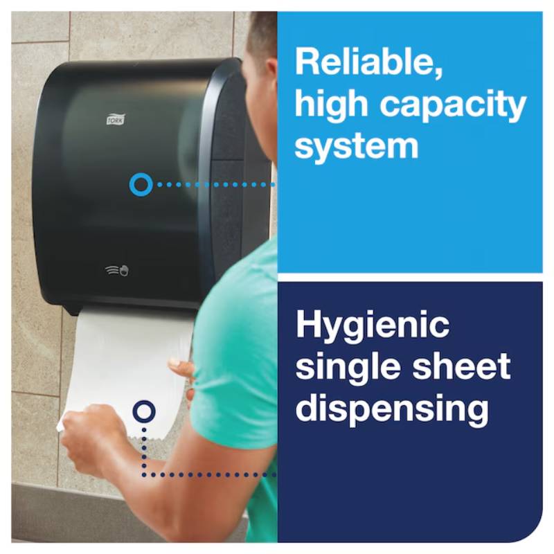Tork Electronic Black Hand Towel Roll Dispenser - Case of 1 - #771828