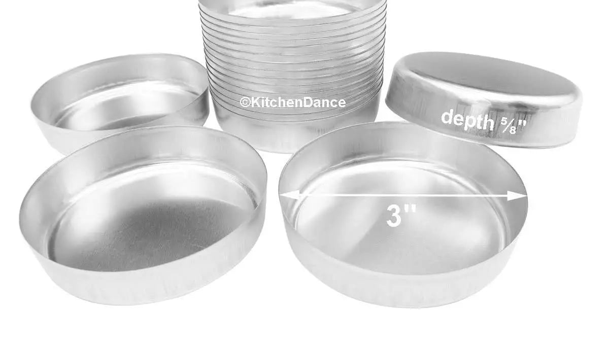 70mm Smoothwall Weighing Dish - Case of 1000 - #80065S KitchenDance