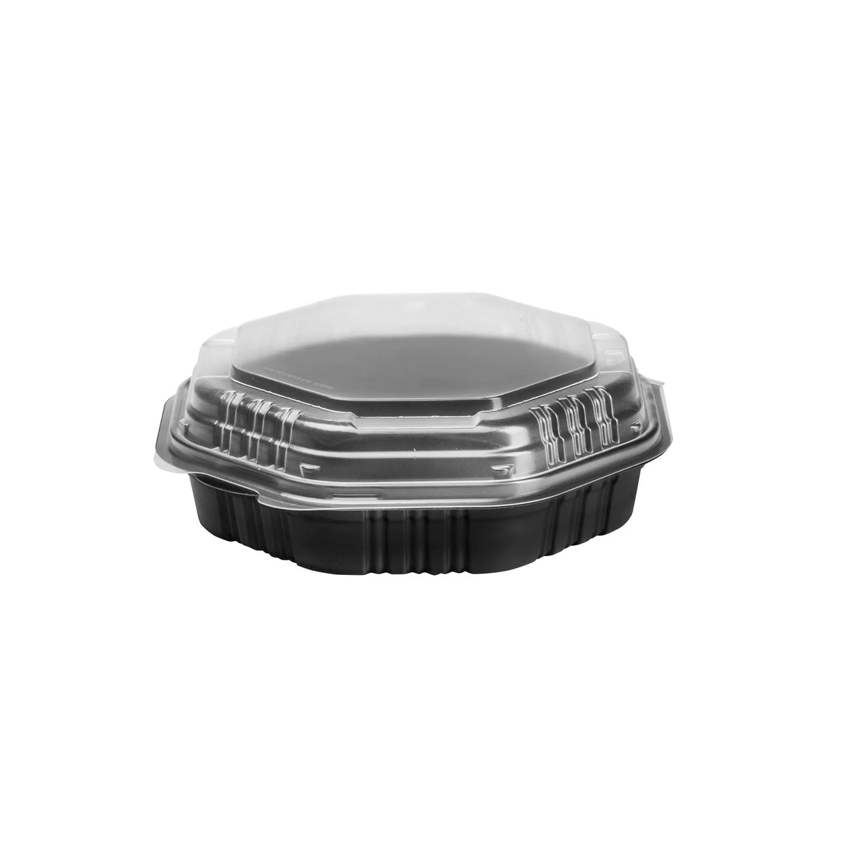 Dart Solo 9" PP Plastic Hinged Deep Octagon Container - Case of 100 - #809011-PP94 Dart Container