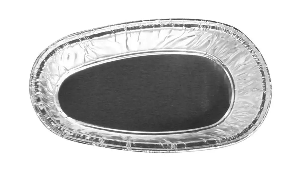 Small Disposable Aluminum Foil Potato Shell Pan - Case of 1000 - #8100 Durable Packaging