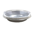 Handi-Foil 7" Round HandiStax Take-out Container with Clear Plastic Lid - Case of 150 - #847 Handi-Foil