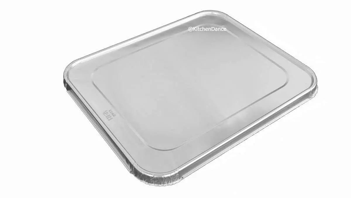 Foil Lid for Full Size Steam Table Pan - Case of 50- #8900 Western Plastics
