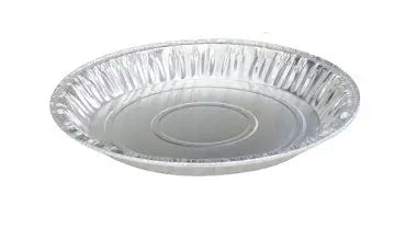 9" Disposable Aluminum Foil Pie Pan - Medium Depth - Case of 500 - #901 Superior Aluminum