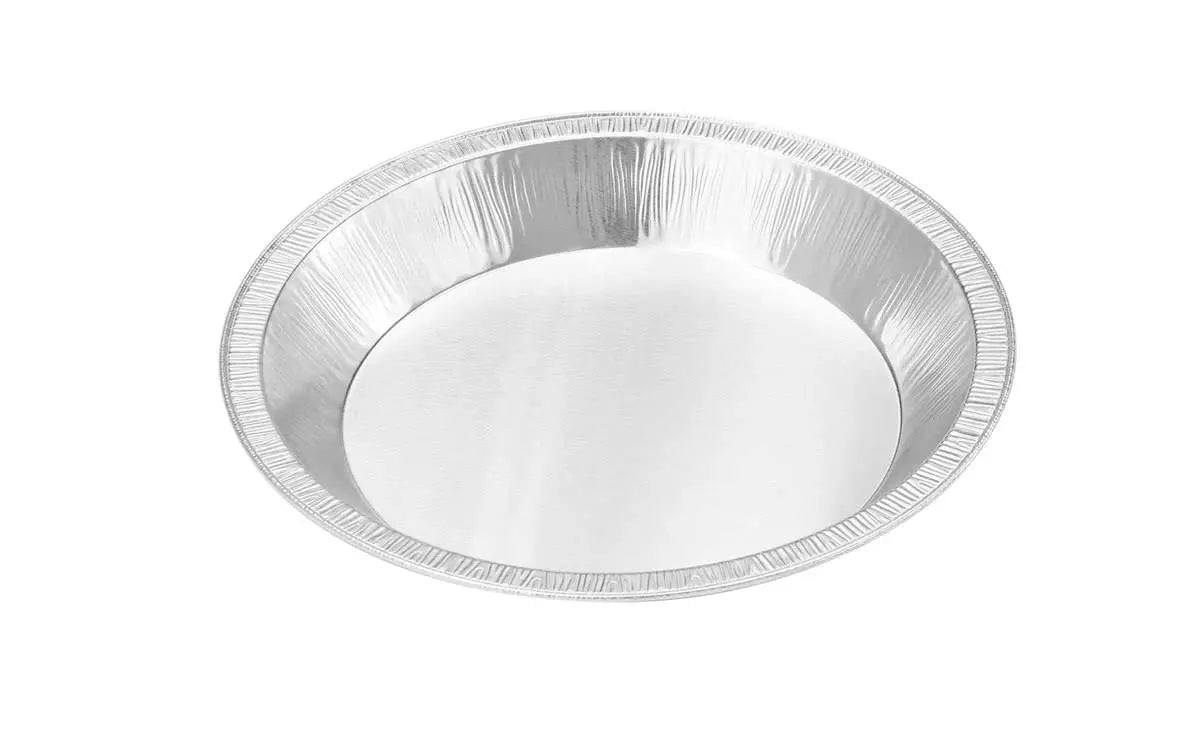 KitchenDance 9" Smoothwall Foil Pie Pan - Case of 500  #922 KitchenDance