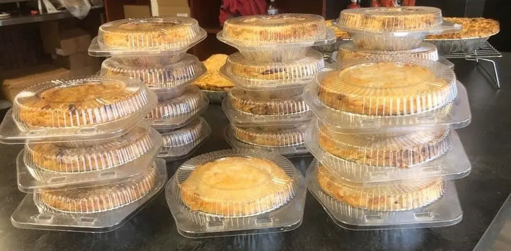 Plastic Clamshell Container for 5" tart pans - Case of 900  #762 Detroit Forming
