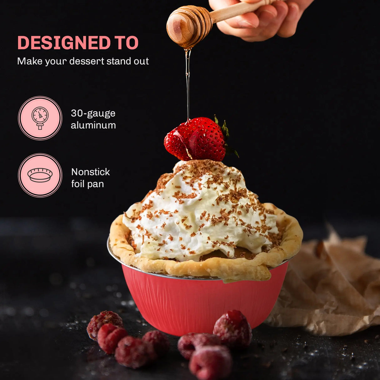 4 oz. Disposable Colored Aluminum Ramekins with Lids Case of 2000- #A50P KitchenDance