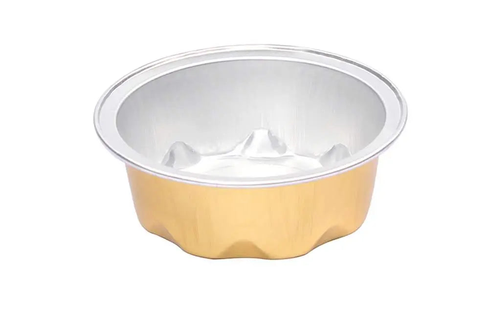 2 oz. Disposable Aluminum Colored Foil Cups -Case of 2000- #A3NL KitchenDance