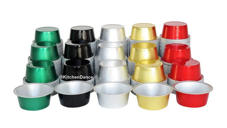 1½ oz.  Mini Disposable Aluminum Foil Cups - Case of 2000 - #A45NL KitchenDance
