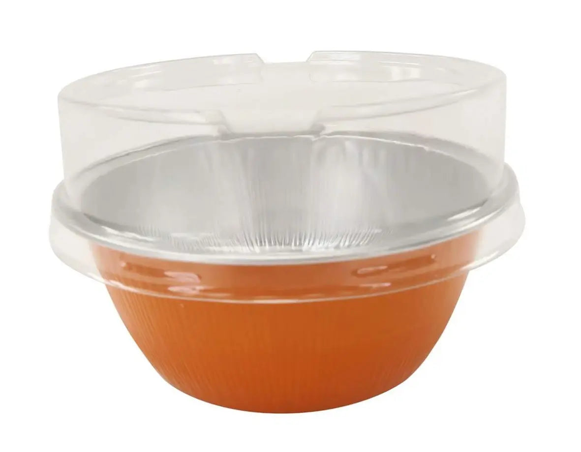 4 oz. Disposable Colored Aluminum Ramekins with Lids Case of 2000- #A50P KitchenDance