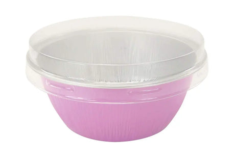4 oz. Disposable Colored Aluminum Ramekins with Lids Case of 2000- #A50P KitchenDance