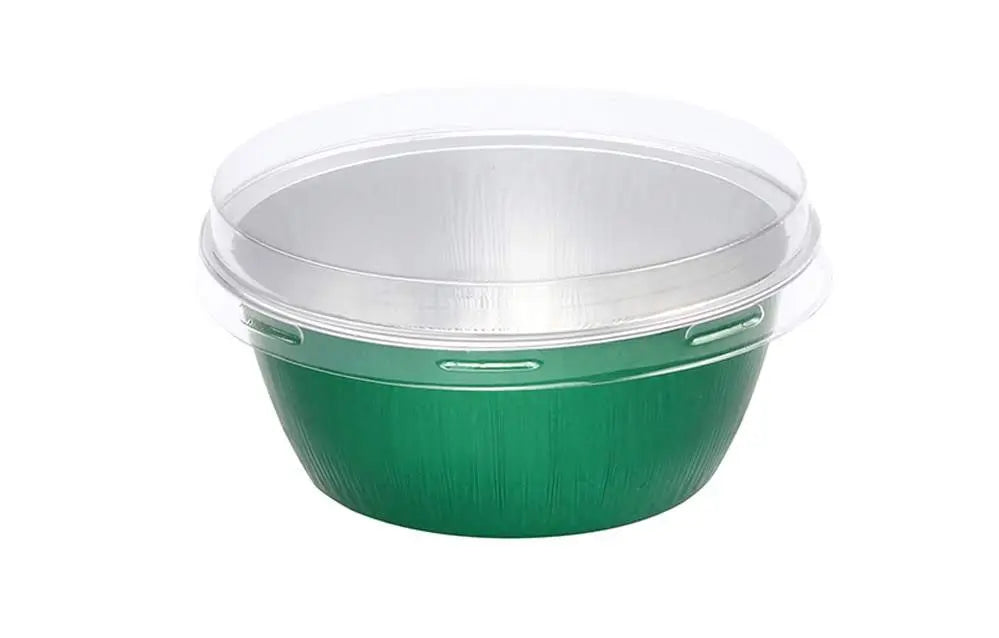4 oz. Disposable Colored Aluminum Ramekins with Lids Case of 2000- #A50P KitchenDance