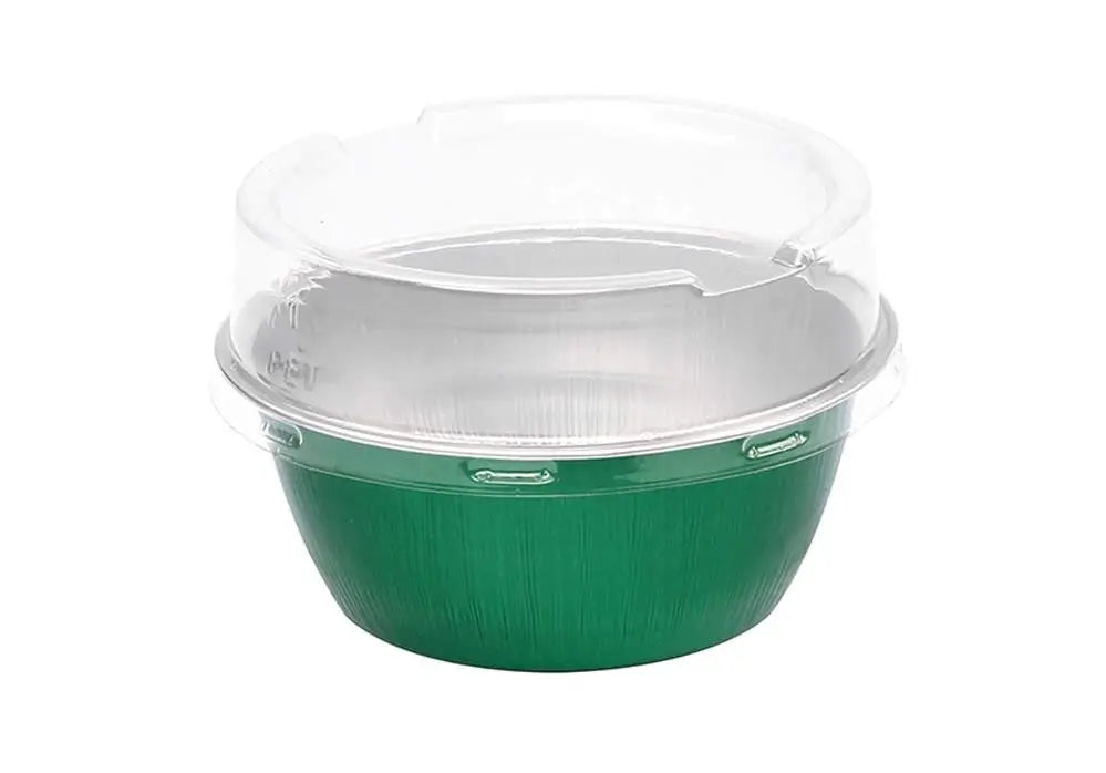 4 oz. Disposable Colored Aluminum Ramekins with Lids Case of 2000- #A50P KitchenDance