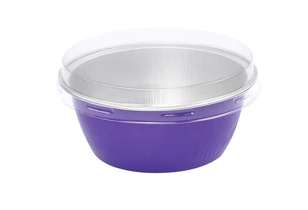 4 oz. Disposable Colored Aluminum Ramekins with Lids Case of 2000- #A50P KitchenDance