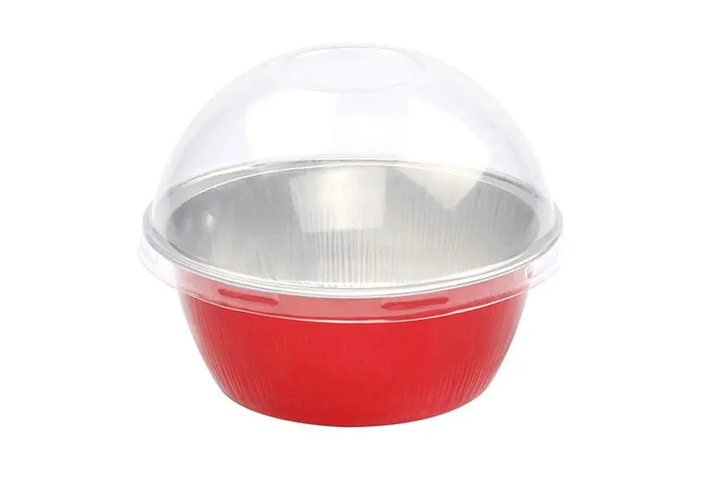 4 oz. Disposable Colored Aluminum Ramekins with Lids Case of 2000- #A50P KitchenDance
