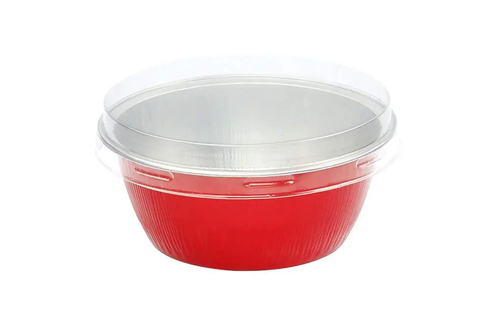 4 oz. Disposable Colored Aluminum Ramekins with Lids Case of 2000- #A50P KitchenDance