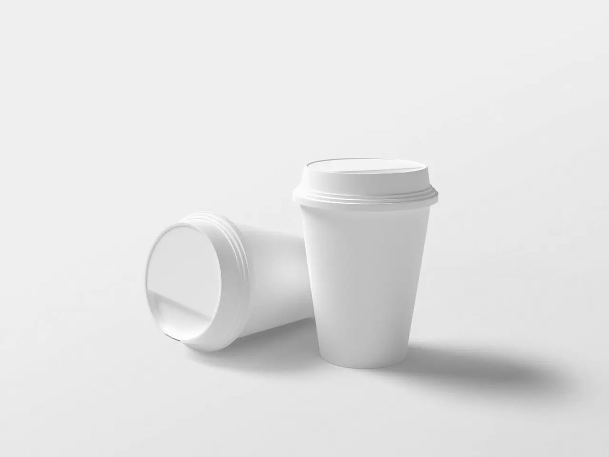 Prime Source White Lid for 10/12/16/20/24 Ounce Coffee Cups - Case of 1000 Prime Source