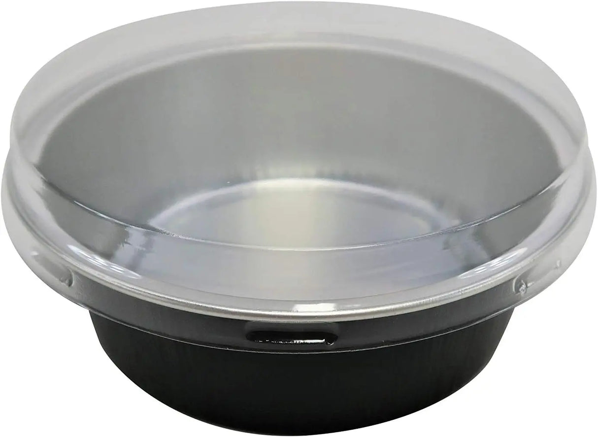 5 oz. Foil Cup with Plastic Lid  Case of 2000 - #A41P KitchenDance