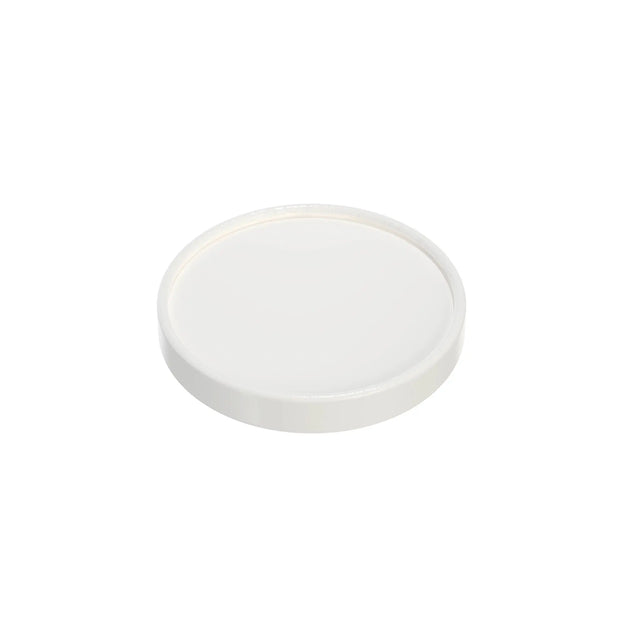 Dart Solo 16 oz. White DSP Paper Spiral Wound Non-vented Lid - Case of 500 - #CA16A-4000 Dart Container