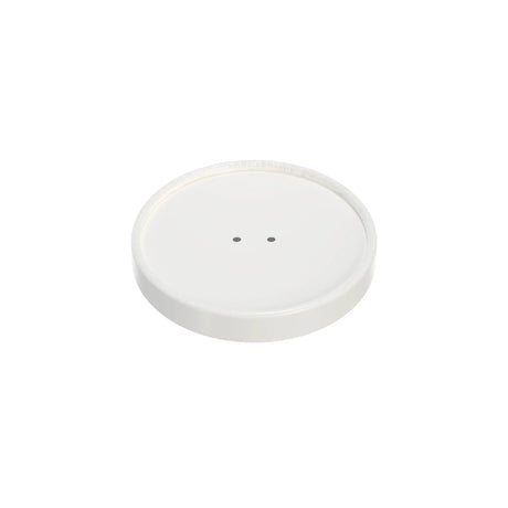 Dart 16 oz. White DSP Paper Spiral Wound Vented Lid - Case of 500 - #CH16A-4000 Dart Container