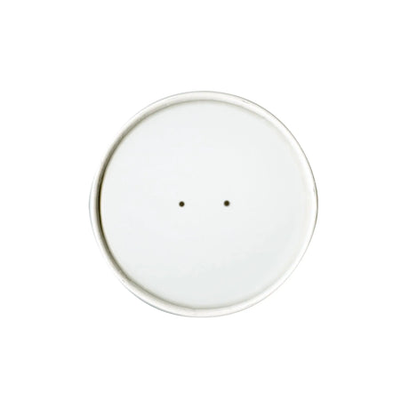 Dart 16 oz. White DSP Paper Spiral Wound Vented Lid - Case of 500 - #CH16A-4000 Dart Container