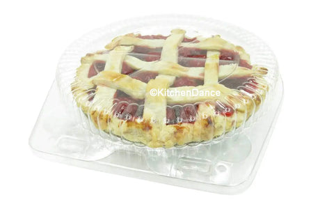 6" Plastic Clamshell Pie Container - Case of 300 - #CPC106 Inline Plastics