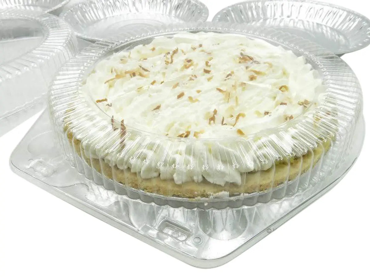 10" Low Dome Clamshell Pie Container - Case of 200 - #CPC110 Inline Plastics