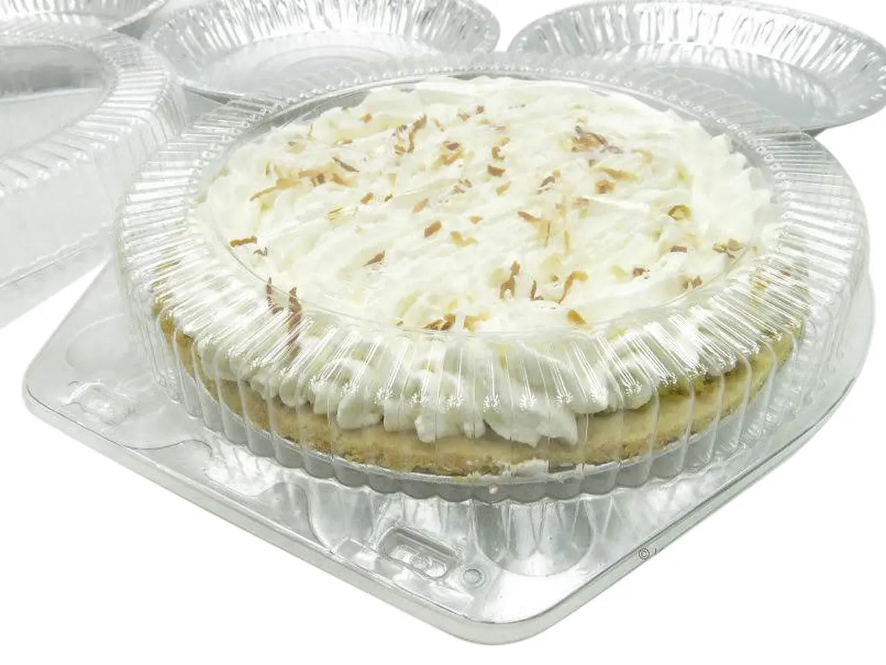 10" Low Dome Clamshell Pie Container - Case of 200 - #CPC110 Inline Plastics