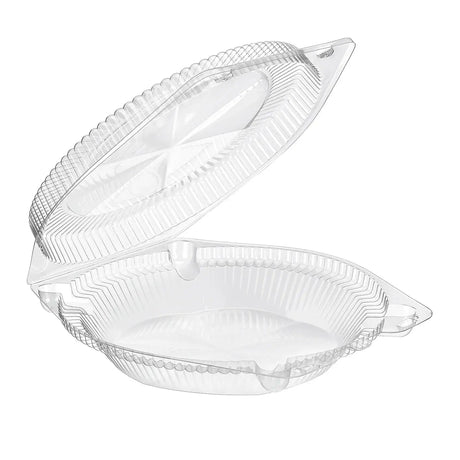 10" Low Dome Clamshell Pie Container - Case of 200 - #CPC110 Inline Plastics
