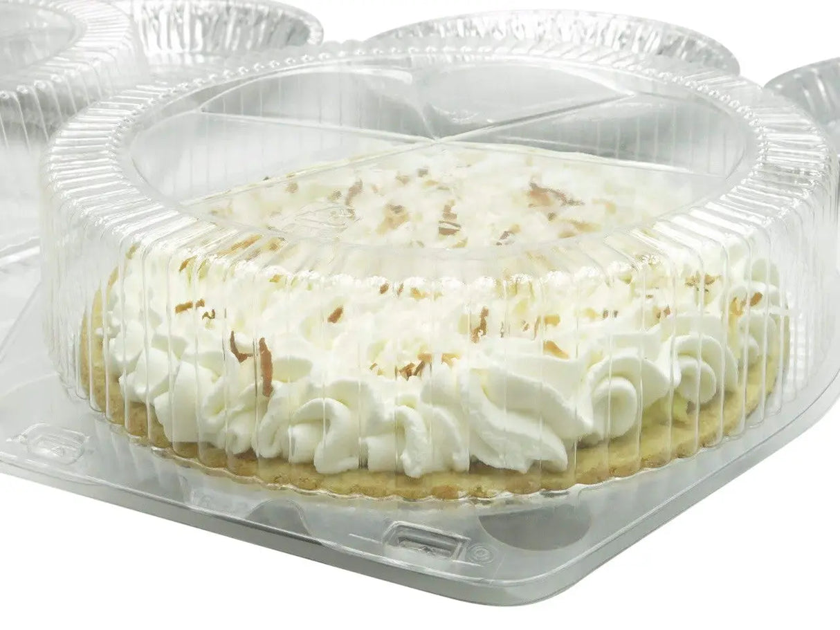 9" Plastic High Dome Clamshell Pie Container - Case of 200  #CPC119 Inline Plastics