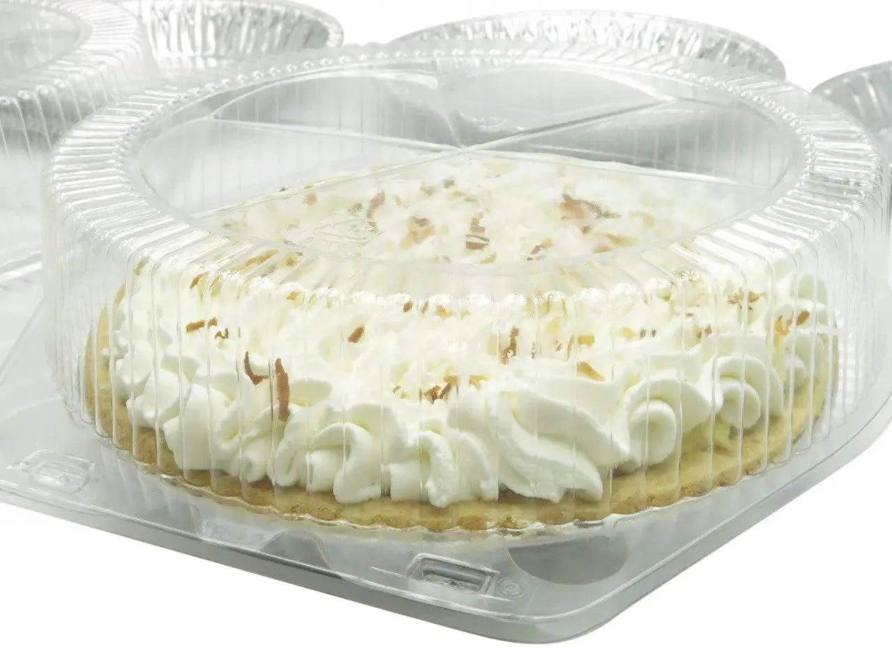 9" Plastic High Dome Clamshell Pie Container - Case of 200  #CPC119 Inline Plastics