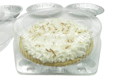 9" Plastic High Dome Clamshell Pie Container - Case of 200  #CPC119 Inline Plastics