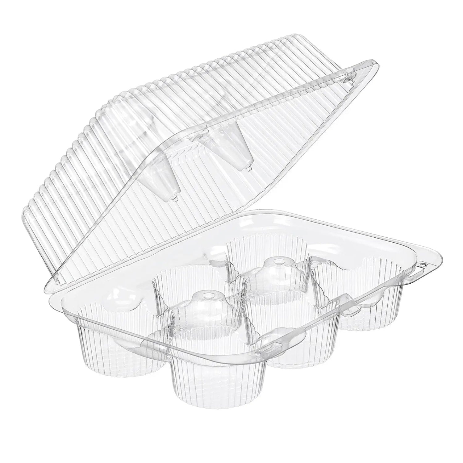 High Dome 6 Count Plastic Cupcake Container - Case of 300 - #CPC56 Inline Plastics