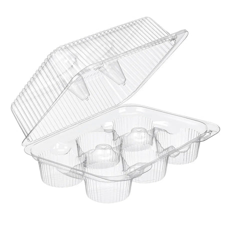 High Dome 6 Count Plastic Cupcake Container - Case of 300 - #CPC56 Inline Plastics
