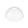 Dart Solo 5.5-24 oz. Clear PET Plastic Dome Lid with 1" Hole - Case of 1000 - #DLR626 Dart Container