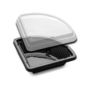 Large 2 Piece Pie Slice Container - Case of 150 sets  #CPC-26 D & W Fine pack