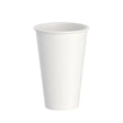 Dart Solo 16 oz. White Double Walled Paper Hot Cup - Case of 600 - #DWTG16W Dart Container