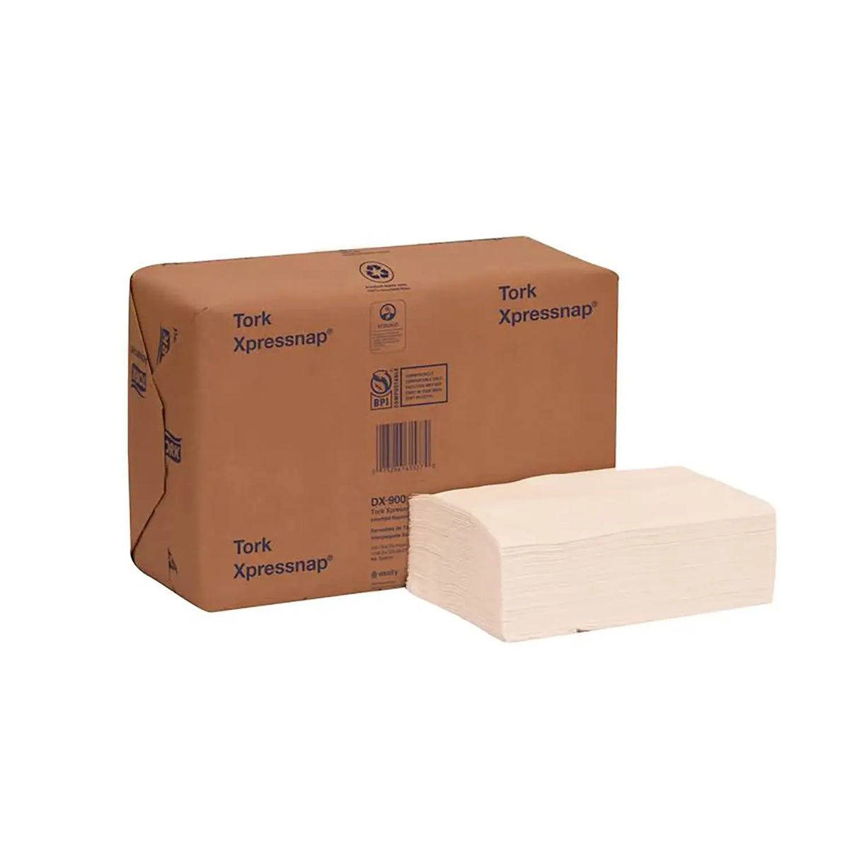 Tork Universal Xpressnap White Dispenser Napkin - Case of 12 - #DX900 Tork